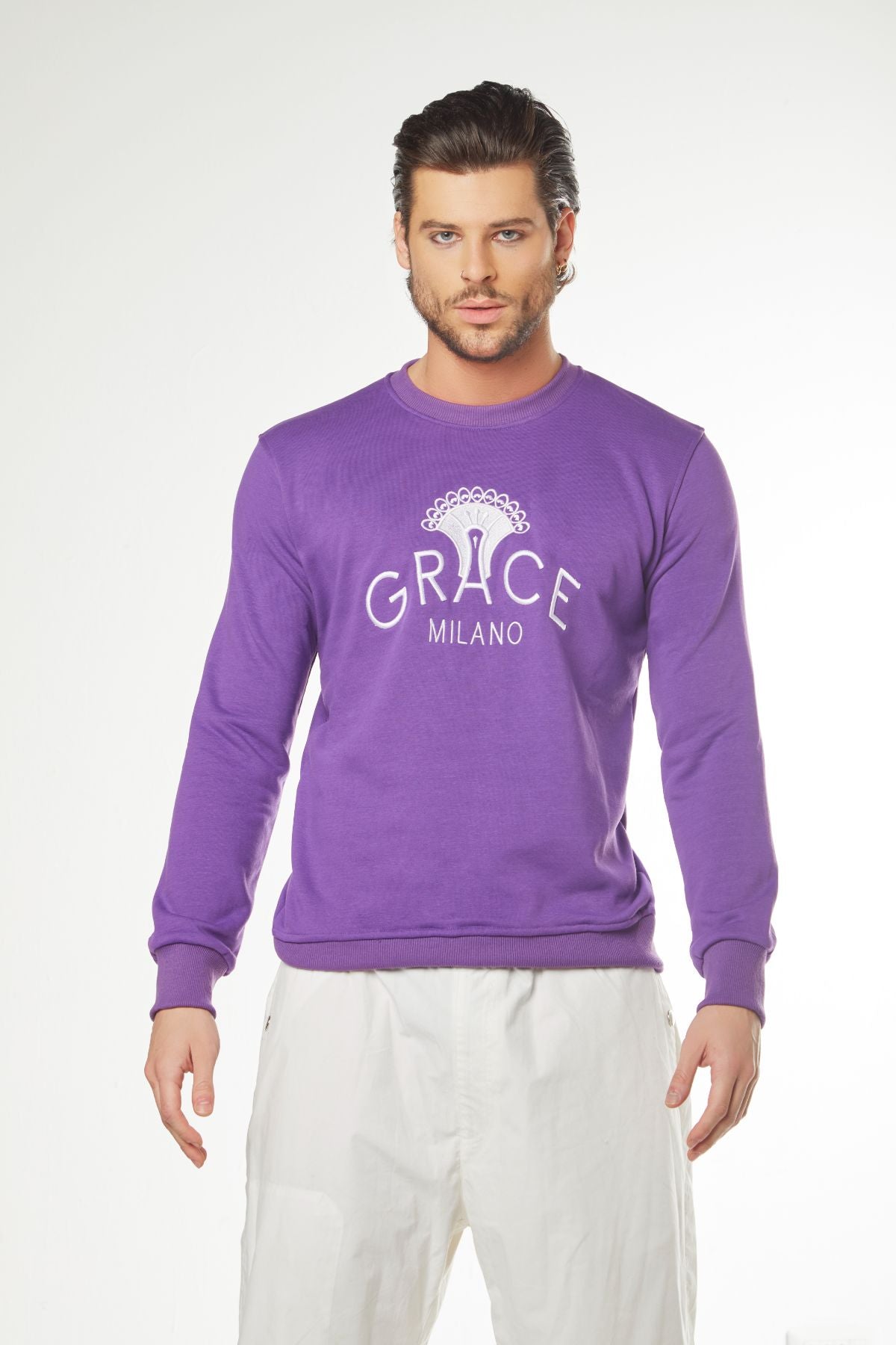 MAN Grace crew neck sweatshirt